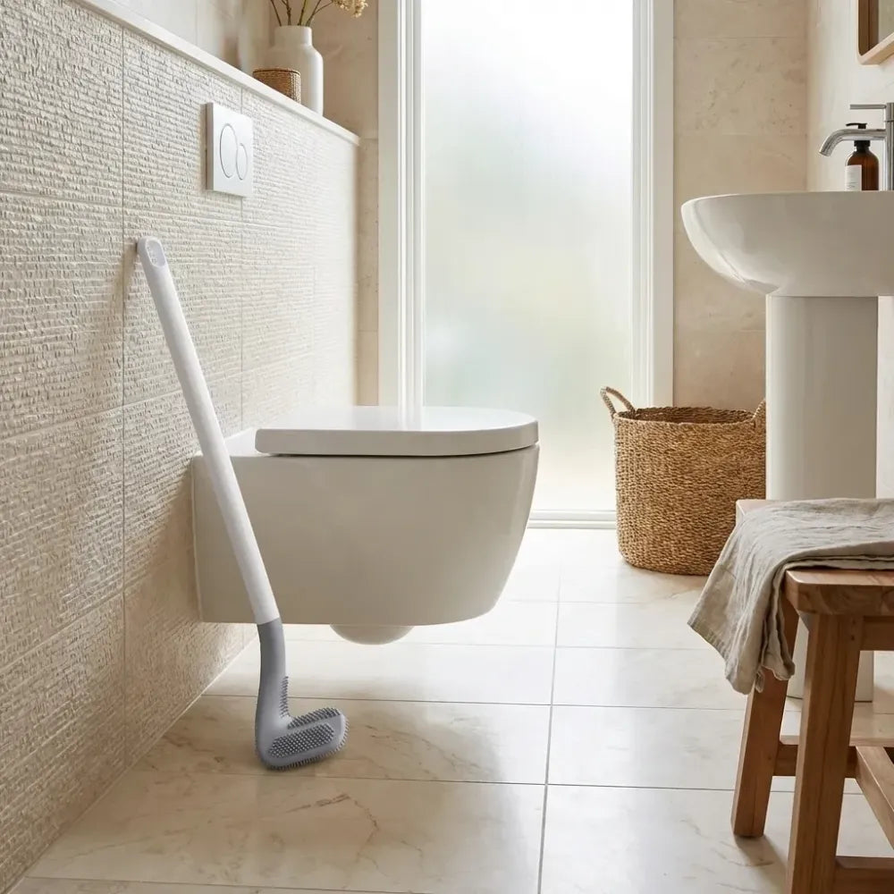 Golf head toilet brush set - home essentials