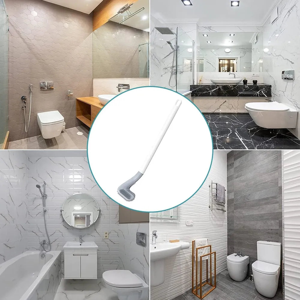 Golf toilet cleaner brush magic sticker holder - home improvement