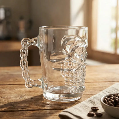 Gothic skull beer glass - home essentials