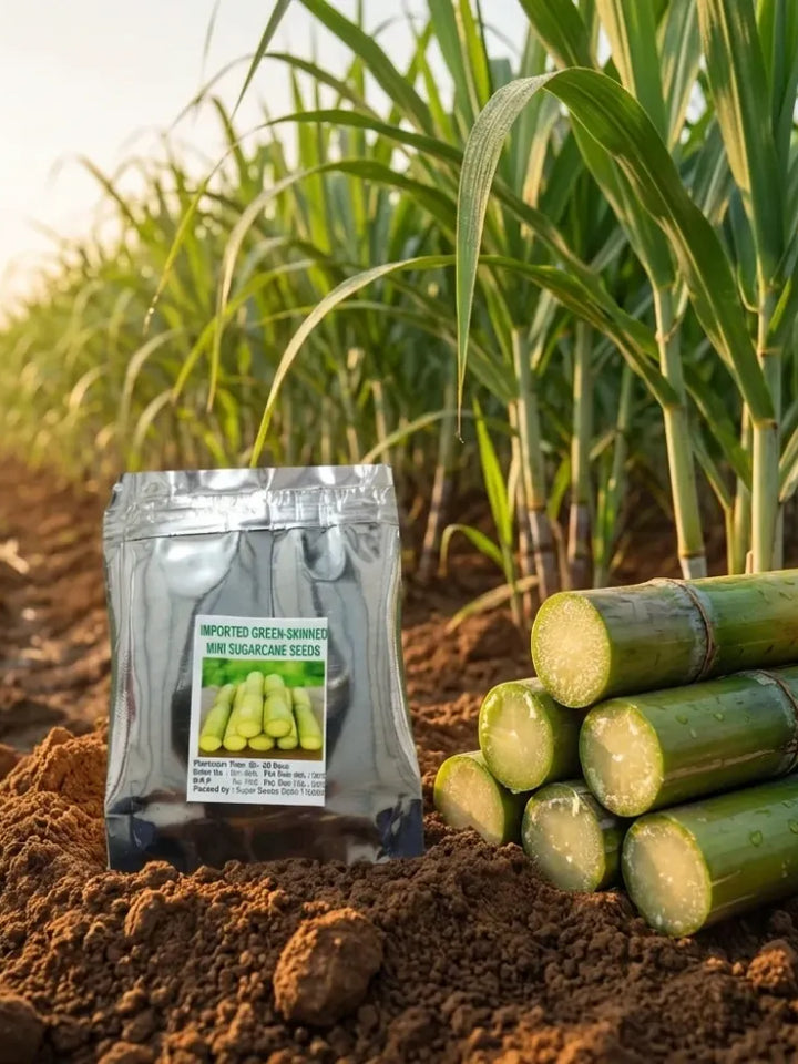Green-Skinned Mini Sugarcane Seeds