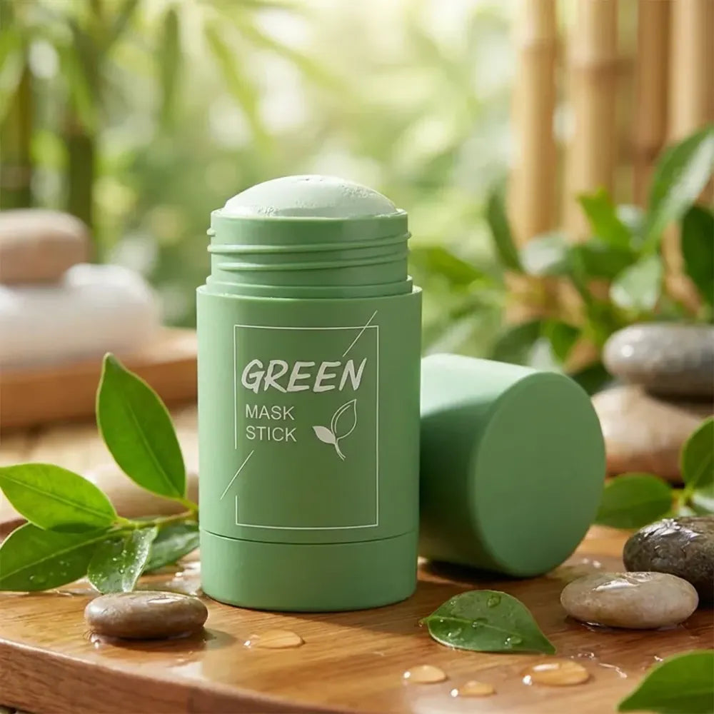 Green tea purifying clay stick mask