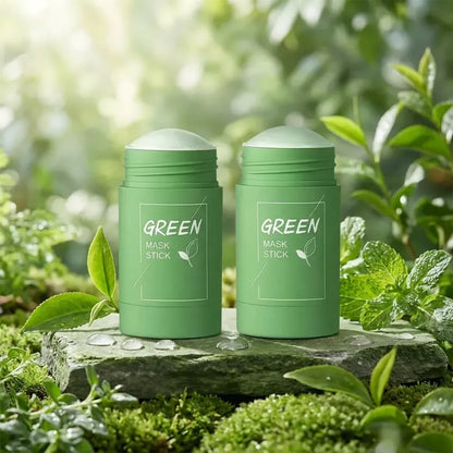 Green tea purifying clay stick mask