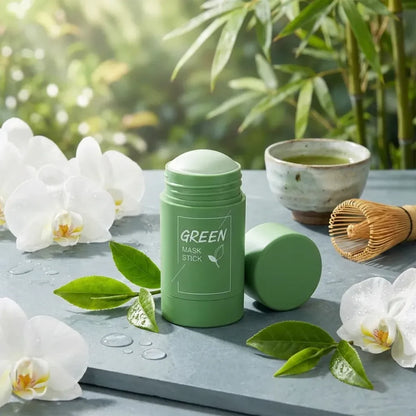 Green tea purifying clay stick mask