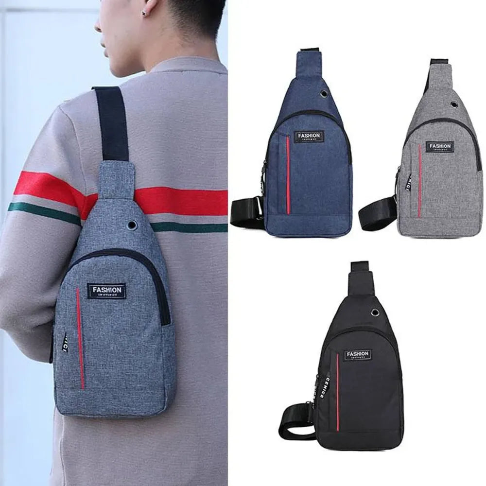 Grey waterproof anti-theft crossbody fanny waist bag pack - fashion