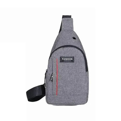 Grey waterproof anti-theft crossbody fanny waist bag pack - fashion