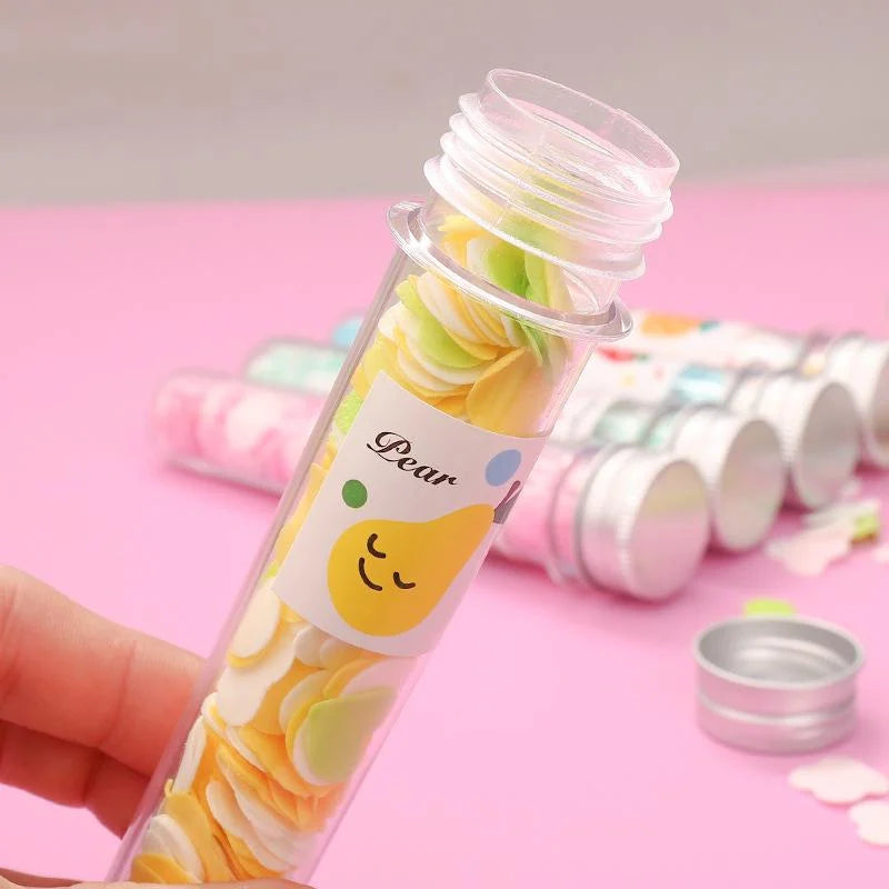 Flower-shaped paper soap strips