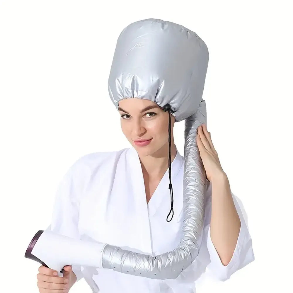 Hair dryer hooded diffuser cap