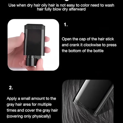 Hair dye touch-up comb