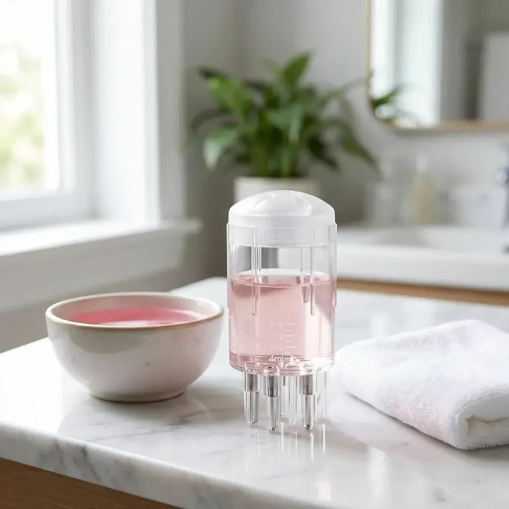 Hair treatment applicator brush - care