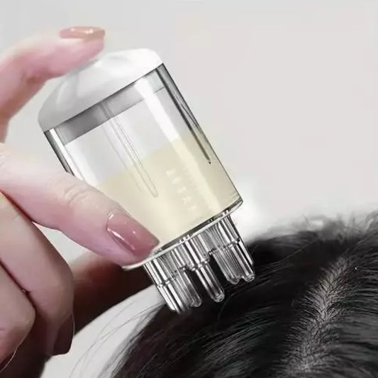 Hair treatment applicator brush - care