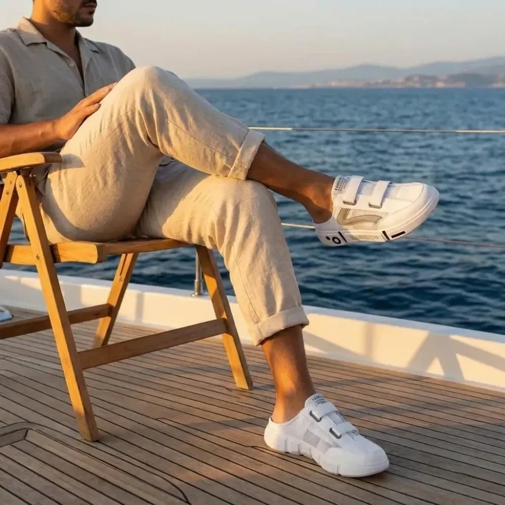 Half slippers - non-slip casual shoes for men