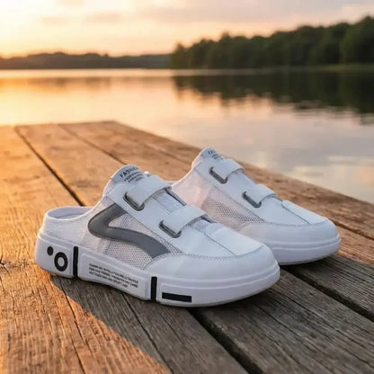 Half slippers - non-slip casual shoes for men