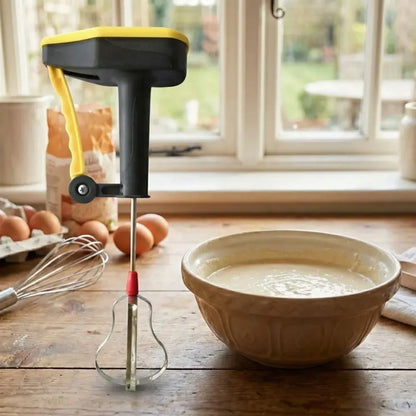 Hand-powered blender whisk - kitchen tool