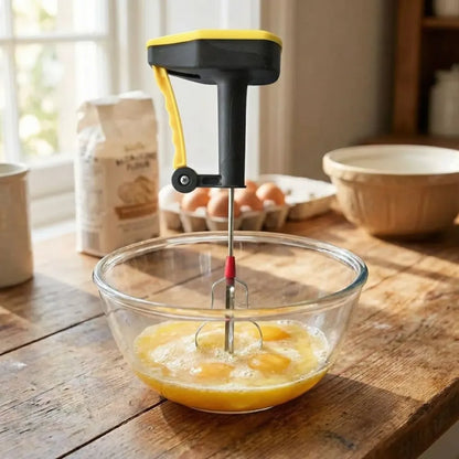 Hand-powered blender whisk - kitchen tool