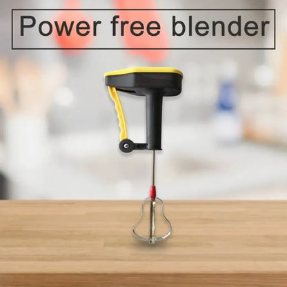 Hand-powered blender whisk - kitchen tool
