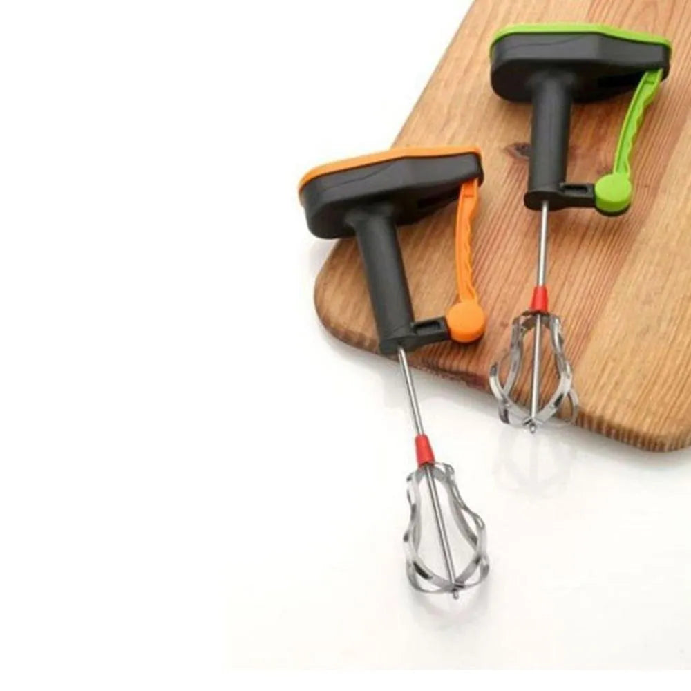 Hand-powered blender whisk - kitchen tool