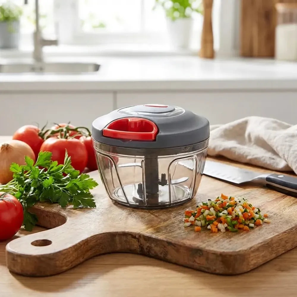 Handheld manual food chopper - home & kitchen