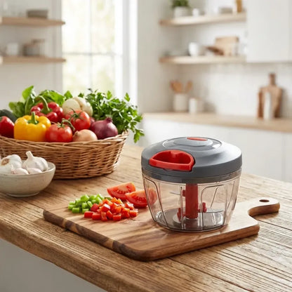 Handheld manual food chopper - home & kitchen