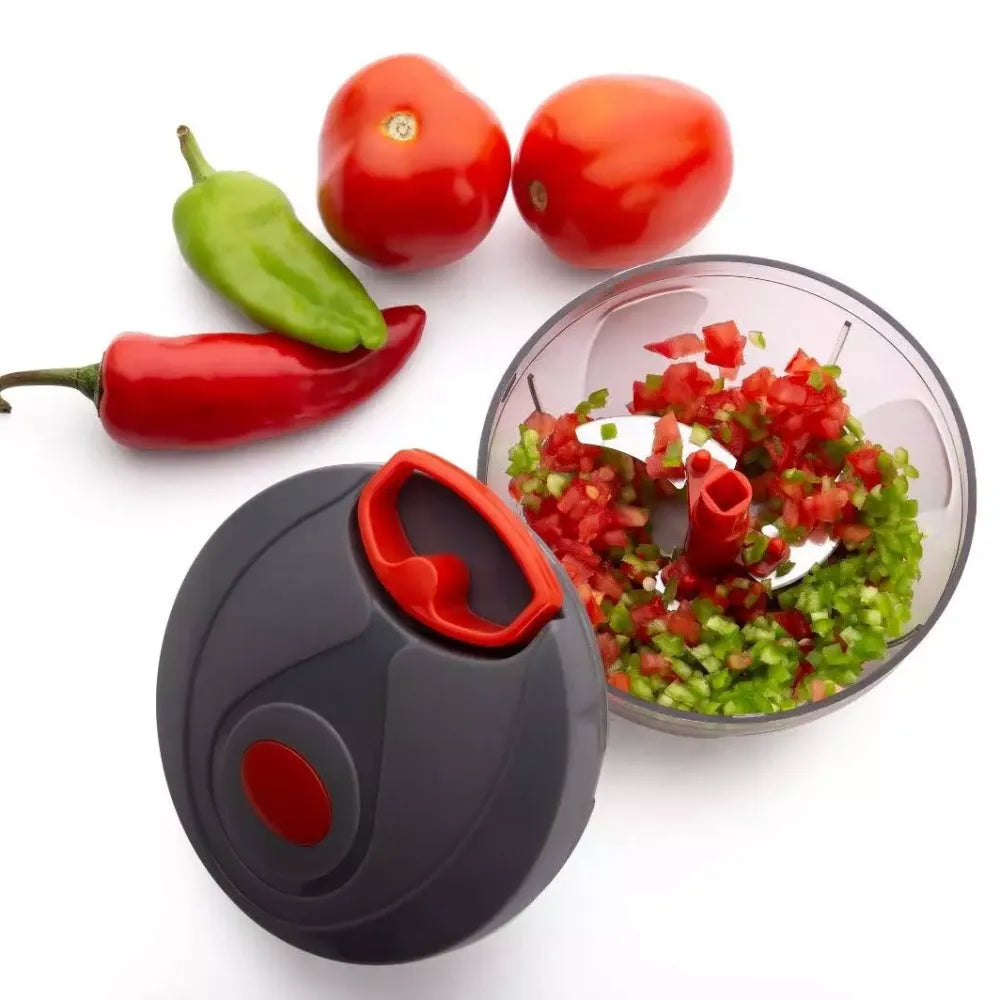 Handheld manual food chopper - home & kitchen