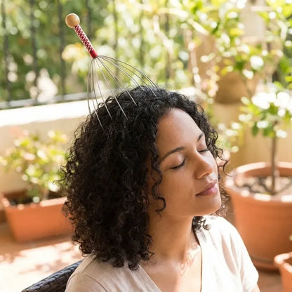 Handheld scalp massager for relaxation - health care