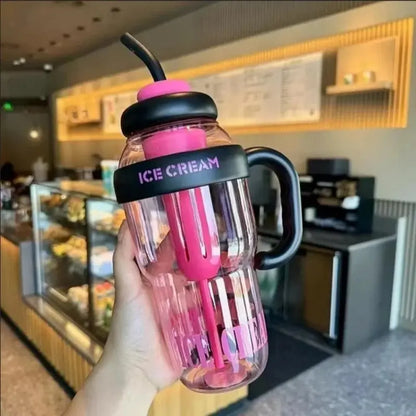 Handle & straw water bottle - potential heroes