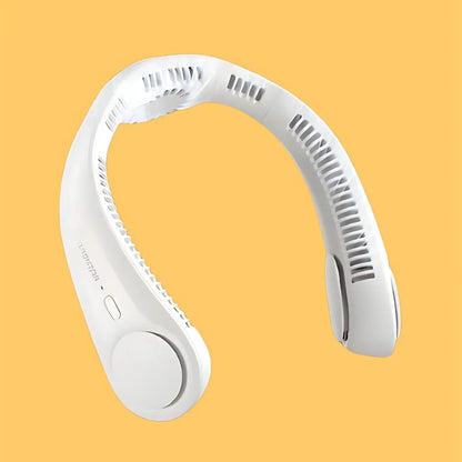 Hands free cooling neck fan
