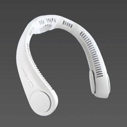 Hands free cooling neck fan