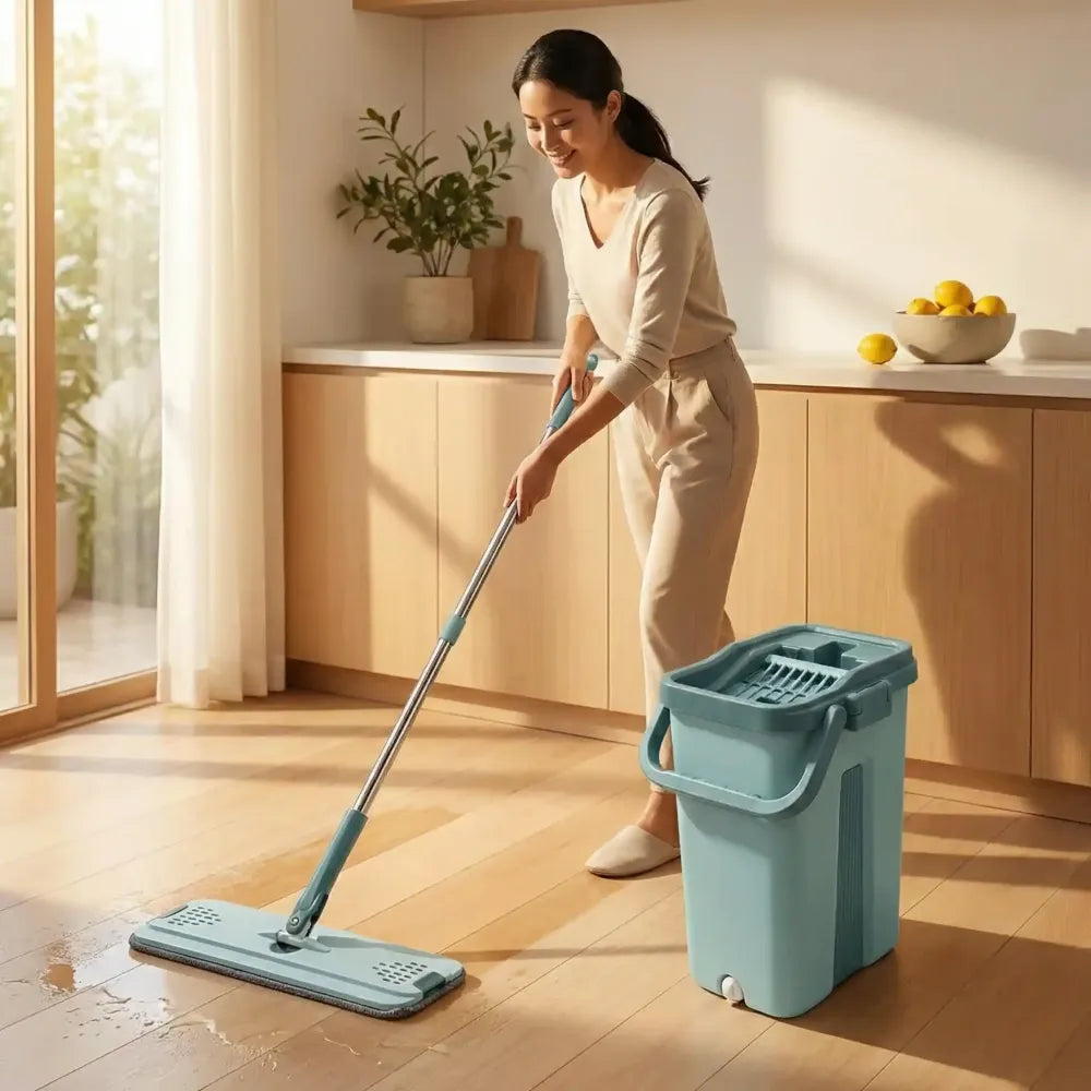 Hands-free spin mop - home improvement