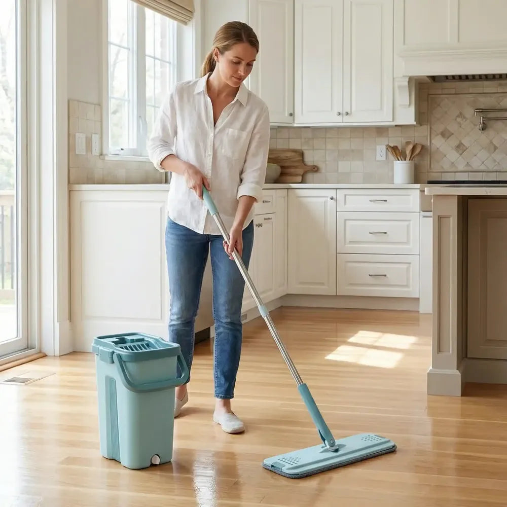 Hands-free spin mop - home improvement