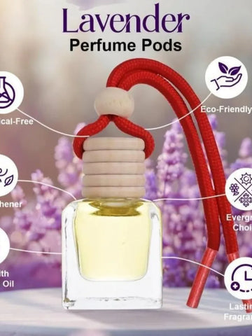 Hanging Car Perfume Pods Diffuser Scent (Assorted Perfume)