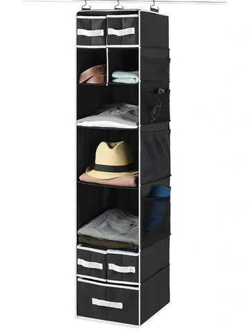 Hanging Closet Organizer with Drawers