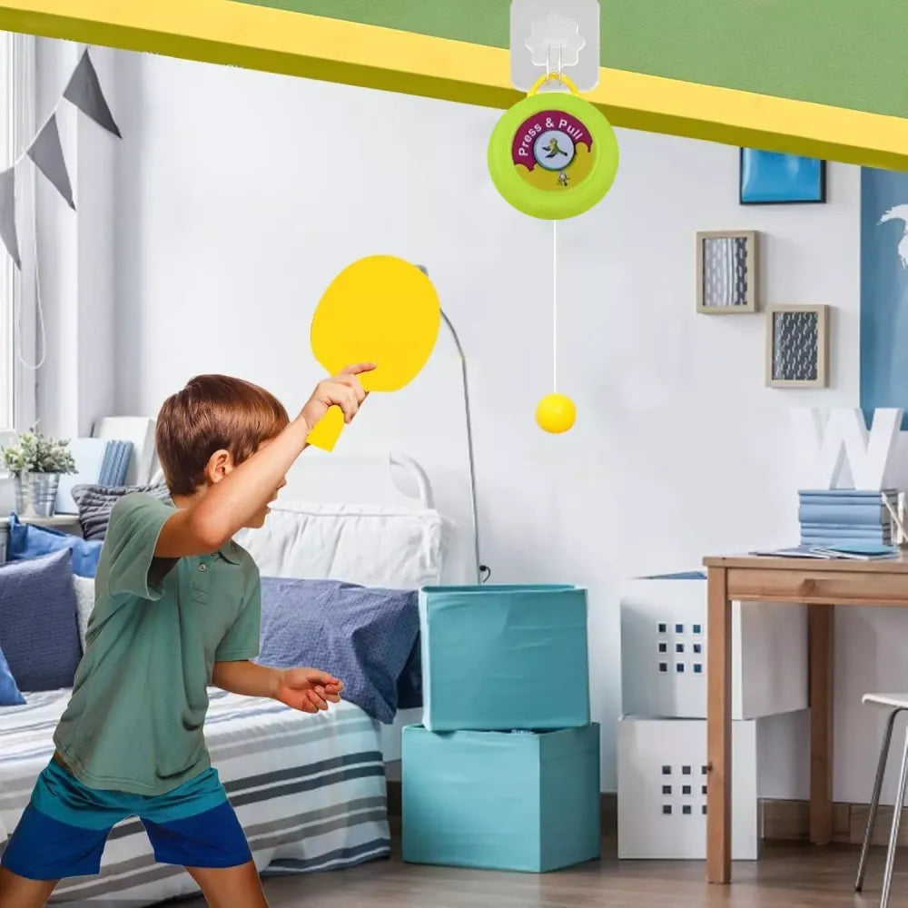 Hanging table tennis trainer
