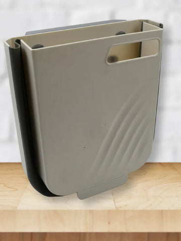 Hanging Trash Can For Kitchen Cabinet Door Small Collapsible Foldable Waste Bins Hanging Trash Holder For Bathroom Bedroom Office Car Portable