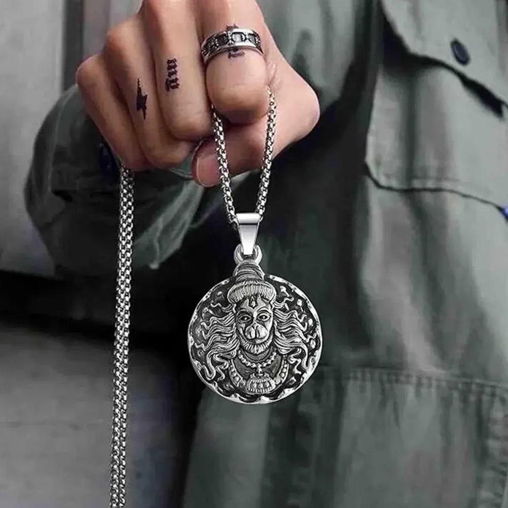 Hanuman devotion locket necklace - health care