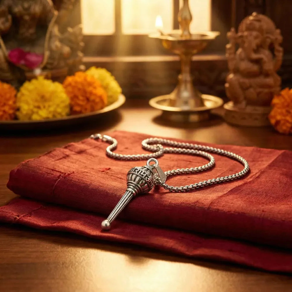 Hanuman gada pendant necklace - health care