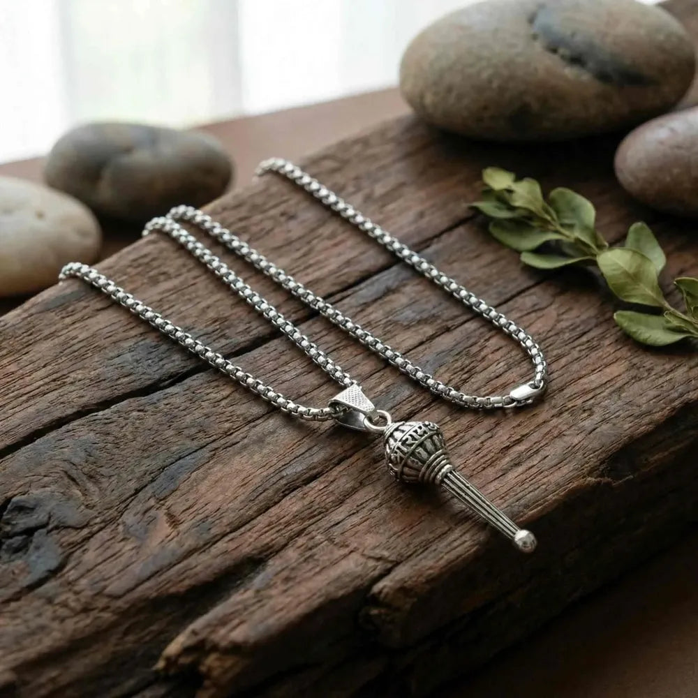 Hanuman gada pendant necklace - health care