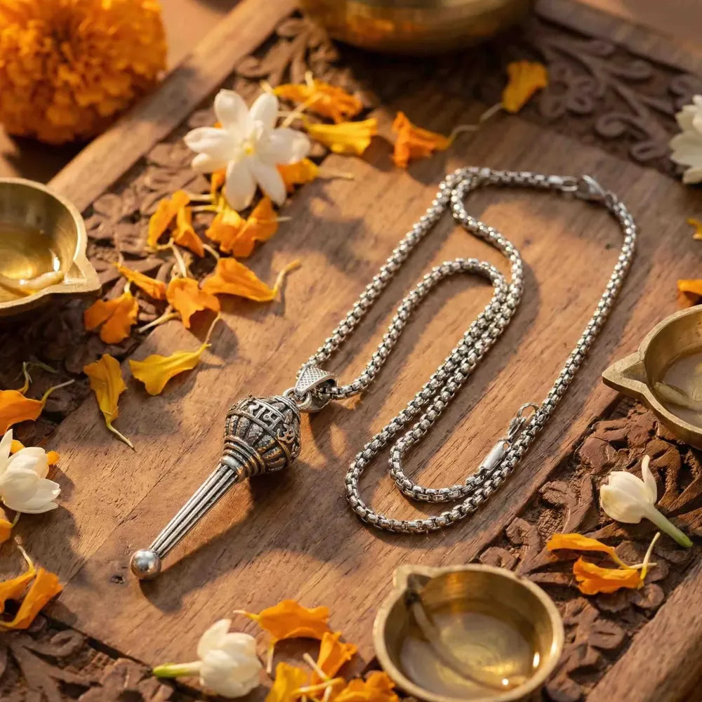 Hanuman gada pendant necklace - health care