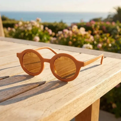 Haute sauce women brown lens round sunglasses (pack of 2)