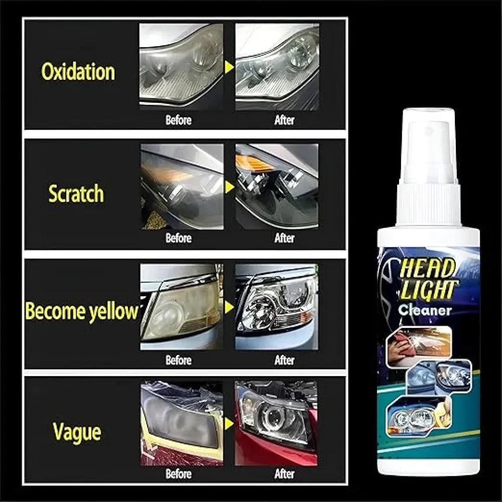 Headlight cleaning foam – pack of 2 or 3