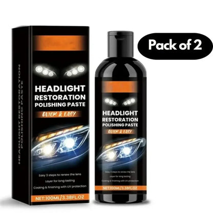 Headlight polishing paste – pack of 2