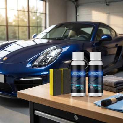 Headlight restoration fluid - car and bike accessories