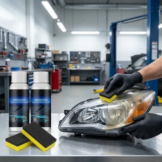 Headlight restoration fluid - car and bike accessories