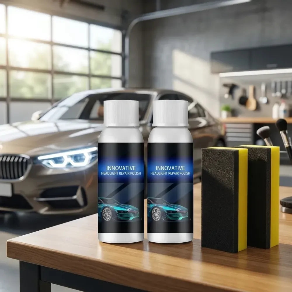 Headlight restoration fluid - car and bike accessories