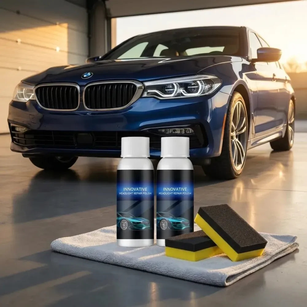 Headlight restoration fluid - car and bike accessories