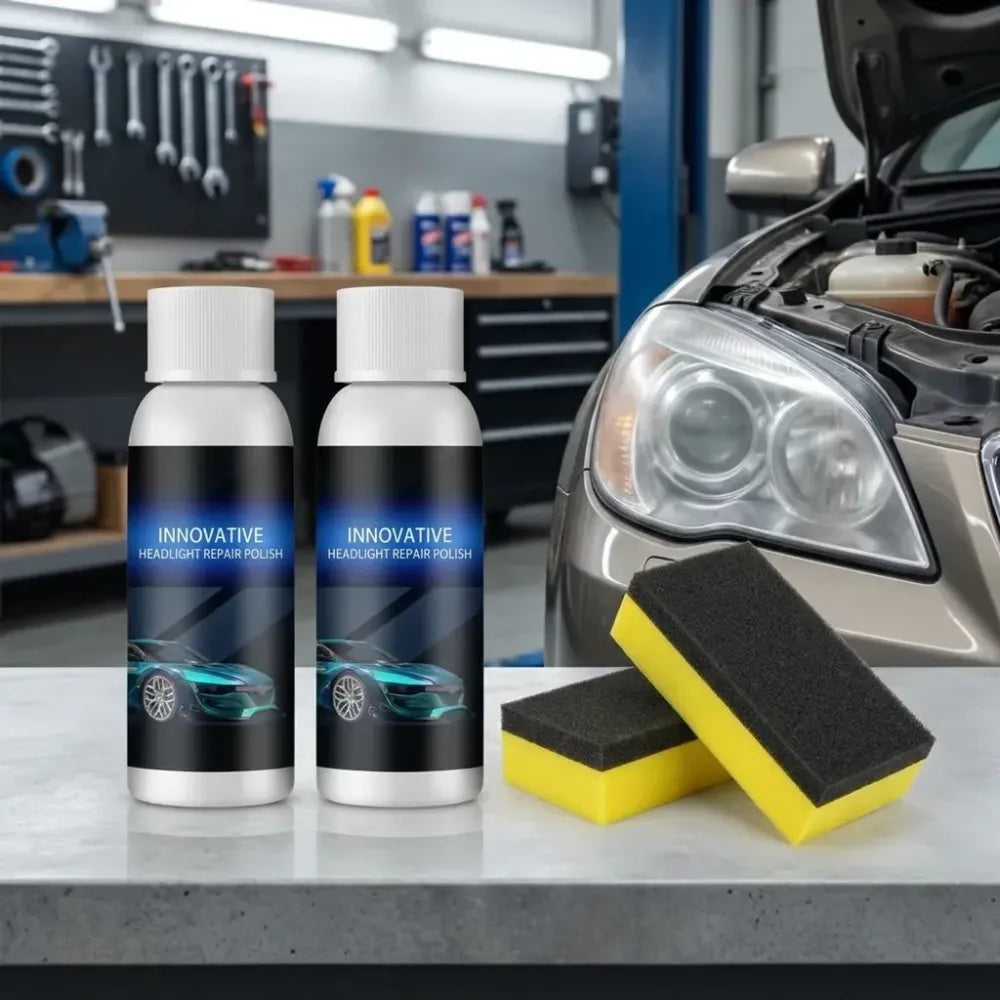 Headlight restoration fluid - car and bike accessories