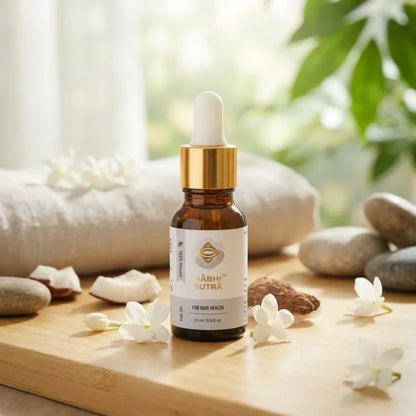 Healthy hair care belly button oil