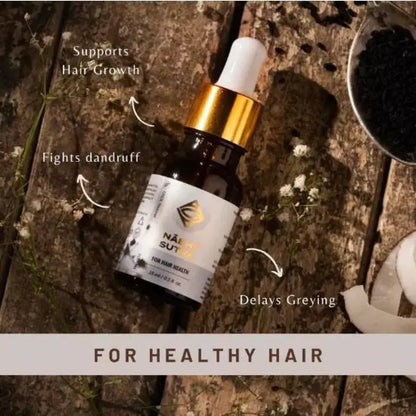 Healthy hair care belly button oil