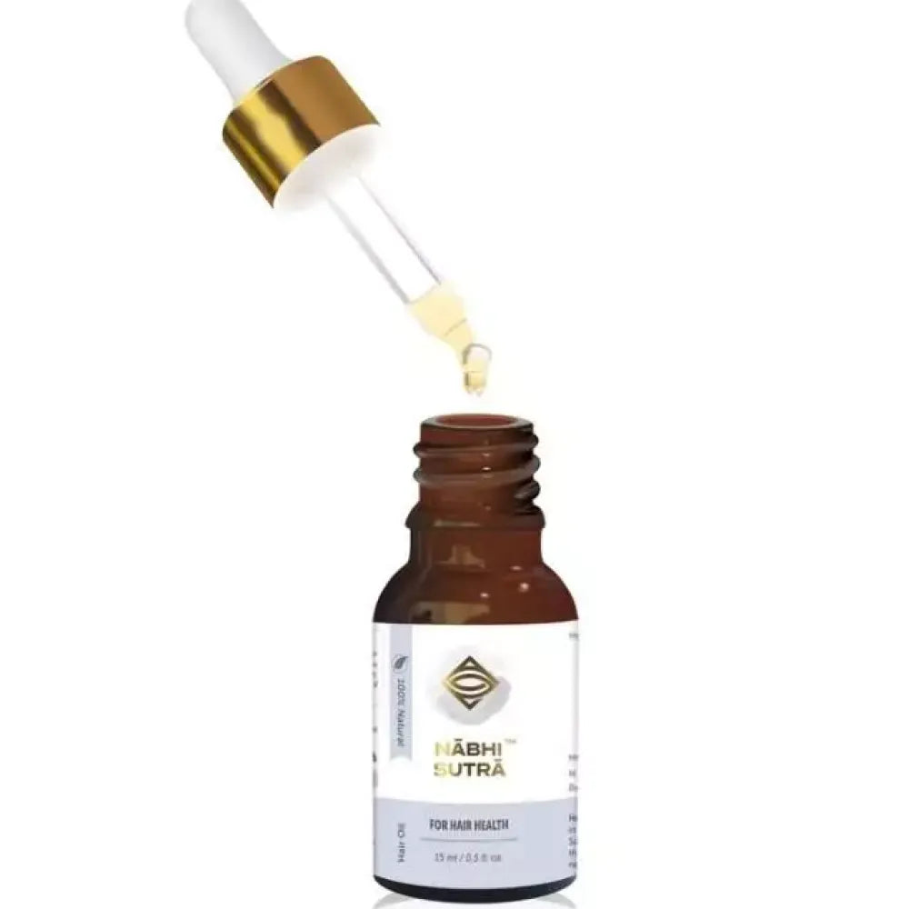 Healthy hair care belly button oil