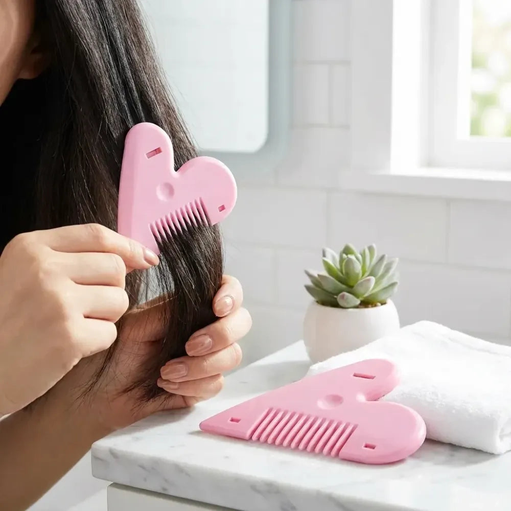 Heart shape hair cutting scissors - health care