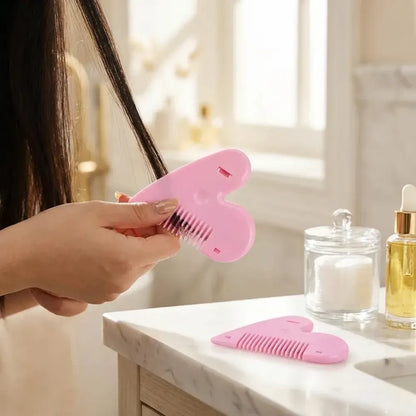 Heart shape hair cutting scissors - health care